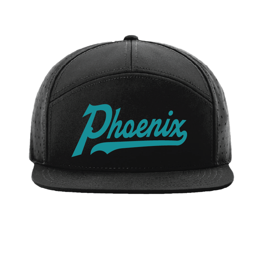 Phoenix Script - 7 Panel Perforated Snapback