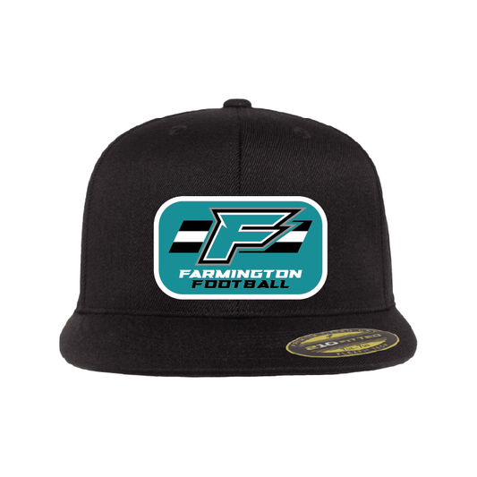 F Logo w/Stripe Patch - Flat Bill Flexfit