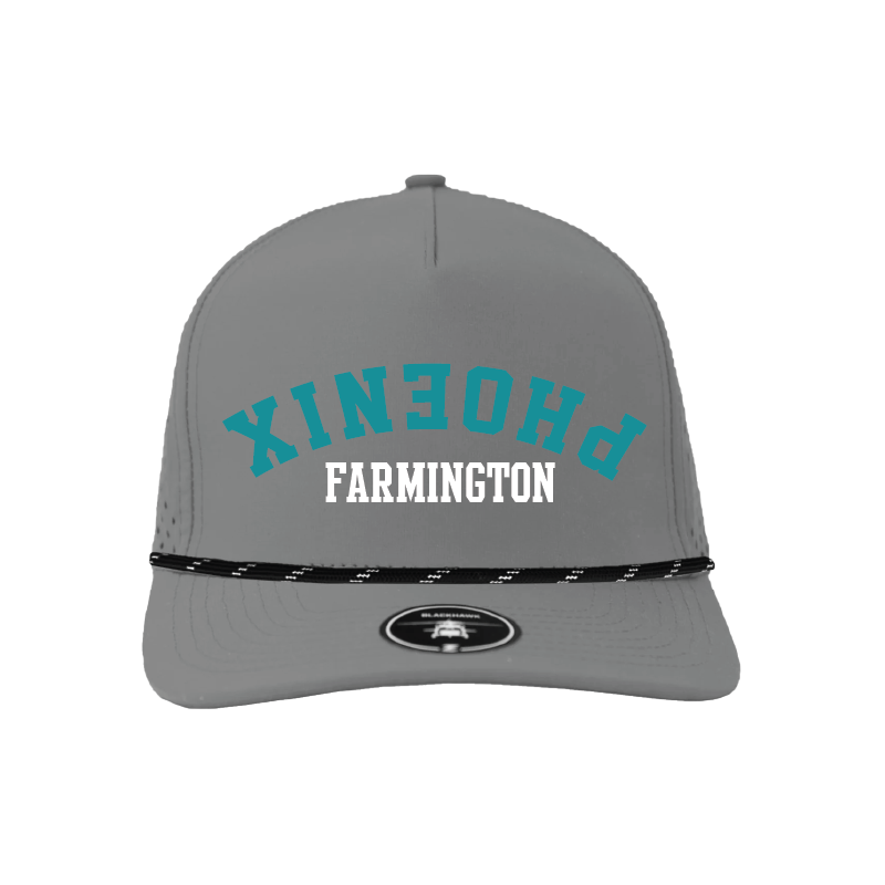 Upside Down Phoenix - 5 Panel Perforated Snapback w/ Rope