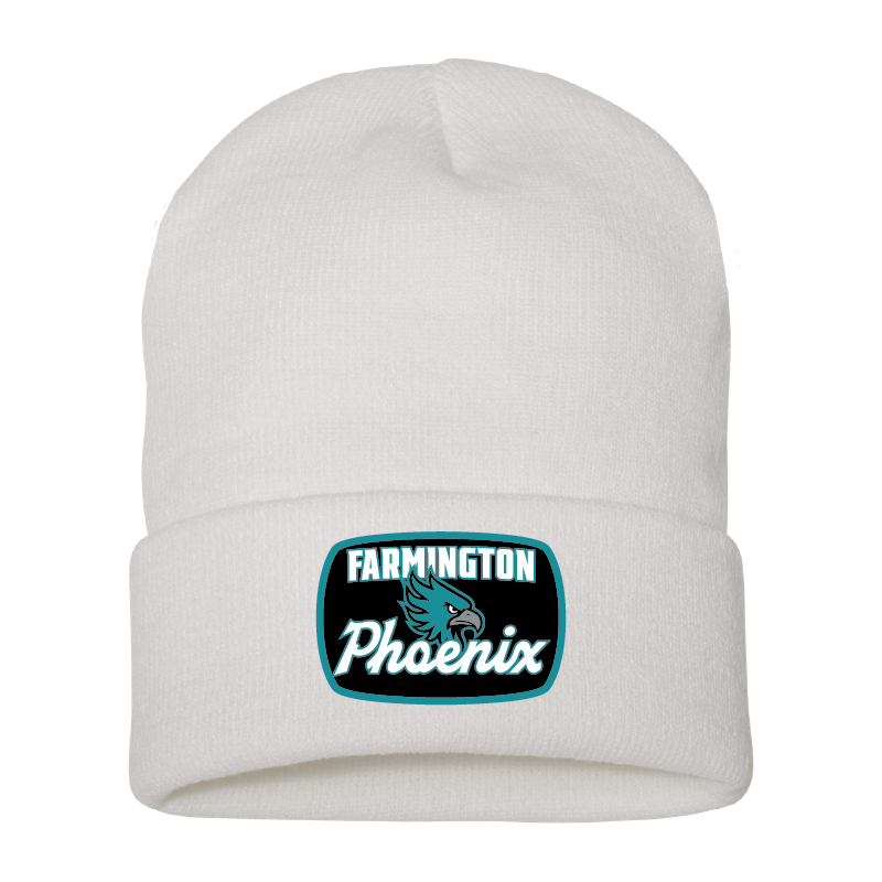 Vintage Farmington Phoenix Football Patch - Beanie
