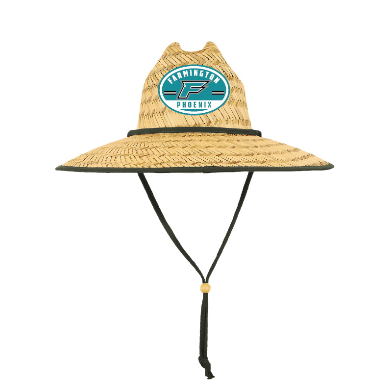 Farmington Phoenix Oval Patch - Mat Straw Lifeguard Hat
