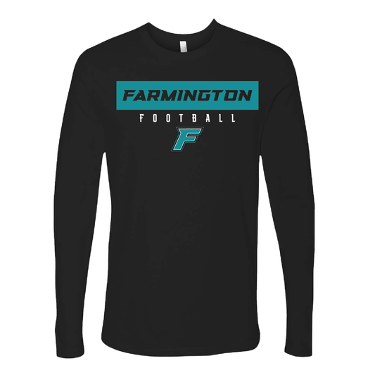 Farmington Football W/F Logo - Mens | Womens | Youth Long Sleeve T-Shirt