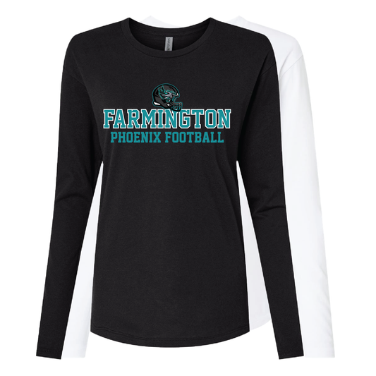 Farmington Phoenix Football Helmet - Mens | Womens | Youth Long Sleeve T-Shirt