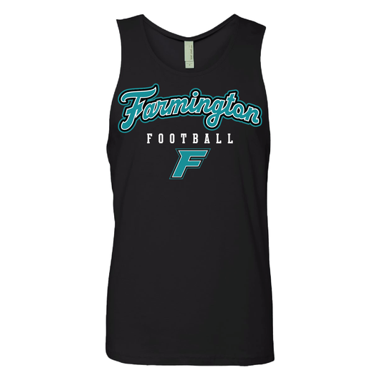 Farmington Football Script W/F Logo - Mens | Womens | Youth Tank Top
