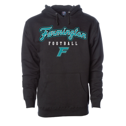 Farmington Football Script W/F Logo - Adult | Youth Hoodie