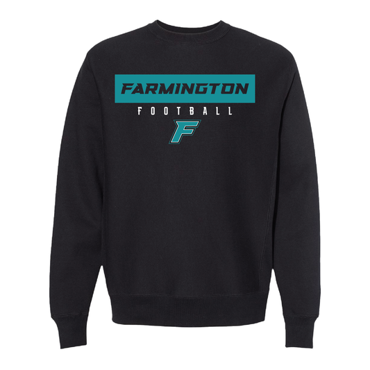 Farmington Football W/F Logo - Adult Crewneck Sweatshirt