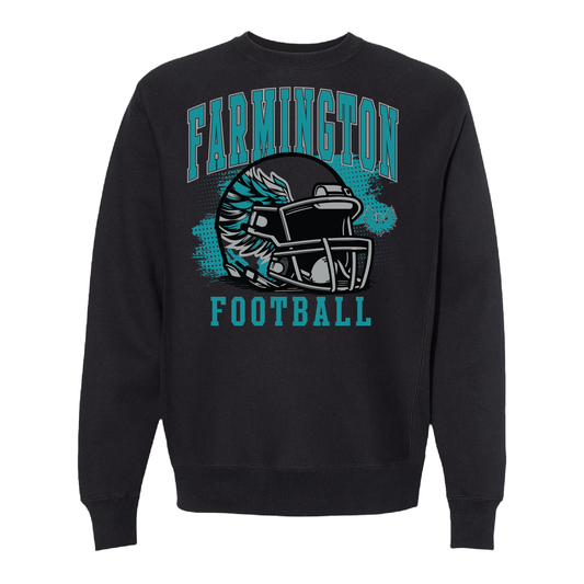 Farmington High School Phoenix Helmet - Adult Crewneck Sweatshirt