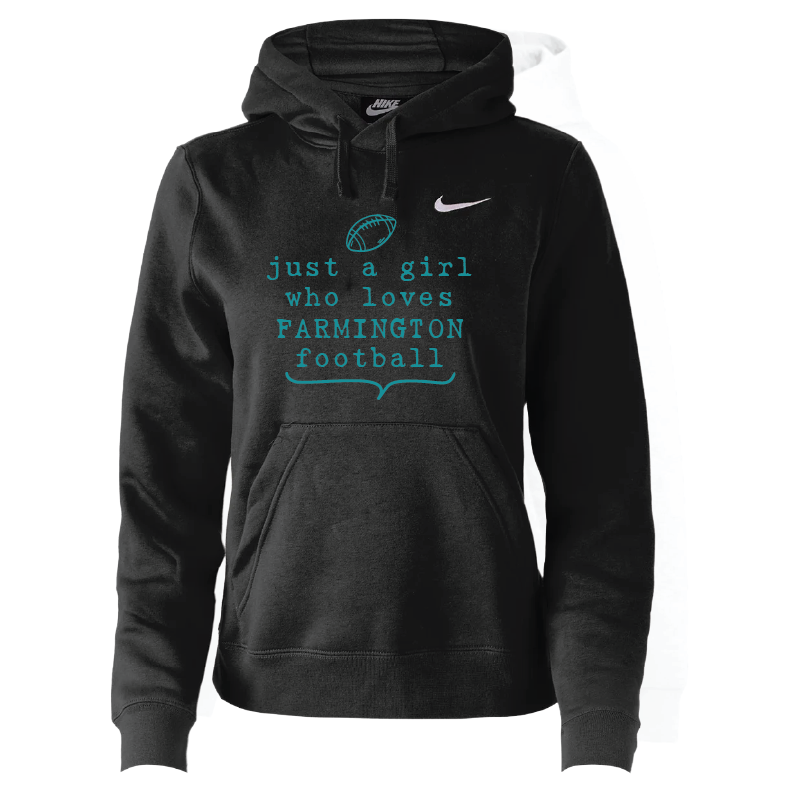 Just A Girl.. - Womens Nike Club Training Pullover Hoodie