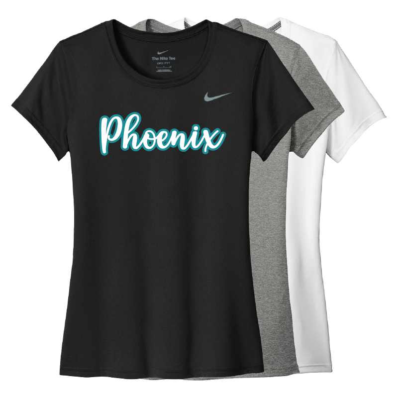 Phoenix Script - Womens Team Legend Short Sleeve Crew