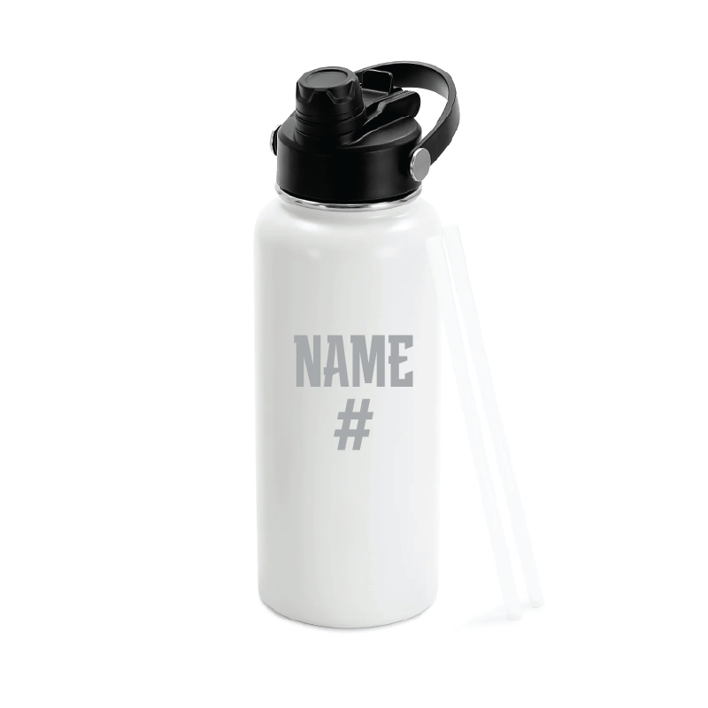 Farmington Football Drop Shadow - 32oz Hydro Water Bottle