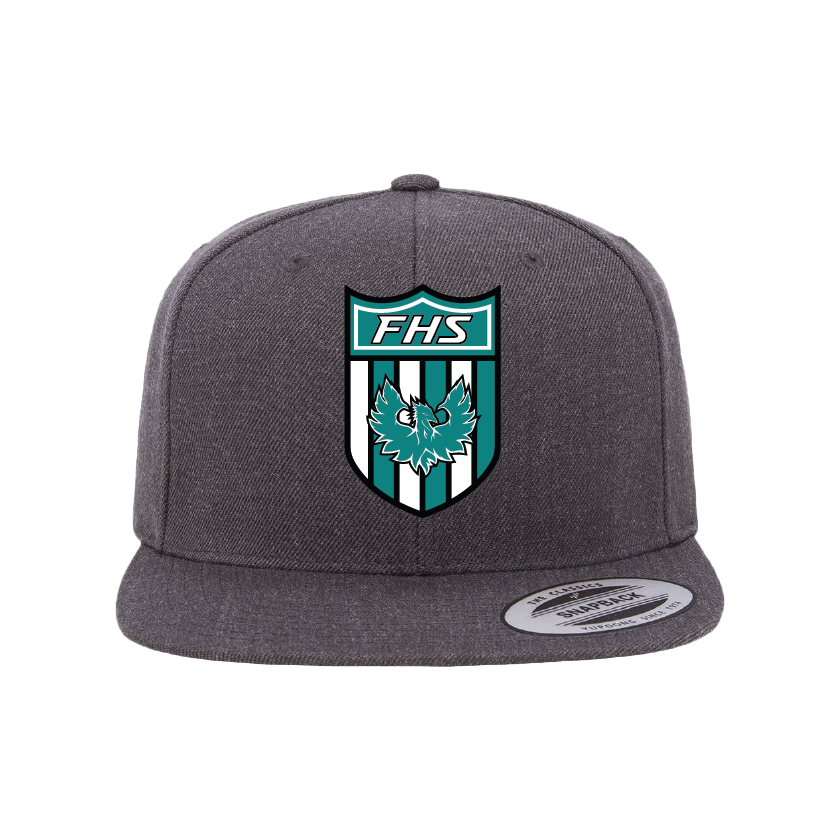 Farmington Soccer Crest - Flat Bill Snapback