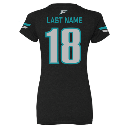 Varsity Fan Jersey CVC T-Shirt - Womens