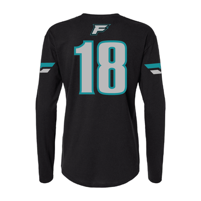 Varsity Fan Jersey Long Sleeve T-Shirt - Womens