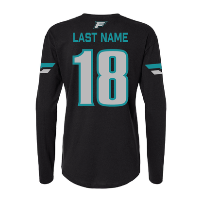 Varsity Fan Jersey Long Sleeve T-Shirt - Womens