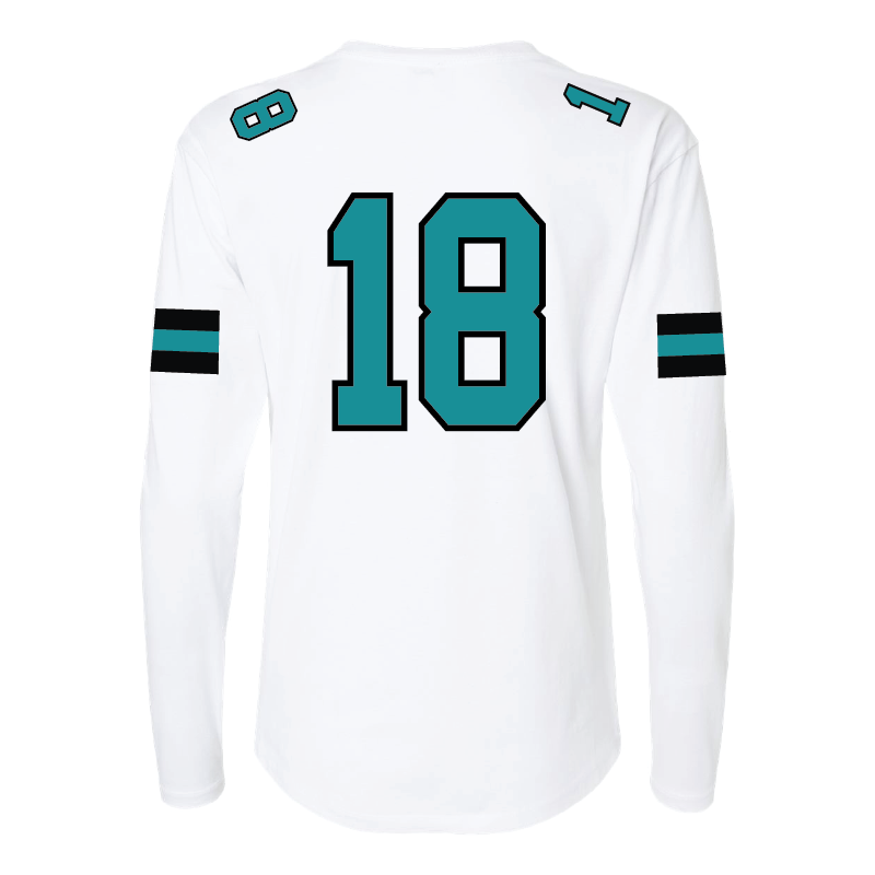 Varsity Fan Jersey Long Sleeve T-Shirt - Womens