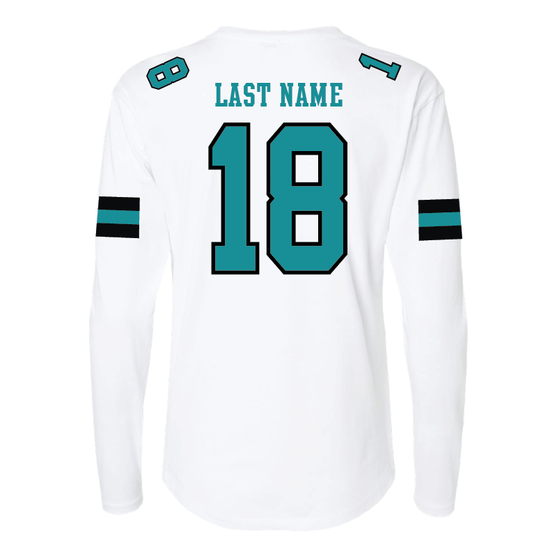 Varsity Fan Jersey Long Sleeve T-Shirt - Womens