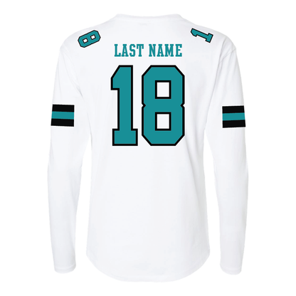 Varsity Fan Jersey Long Sleeve T-Shirt - Womens