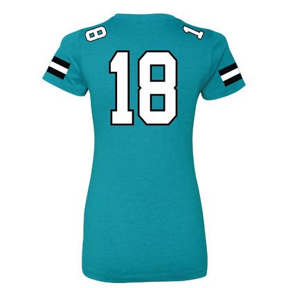 Varsity Fan Jersey CVC T-Shirt - Womens