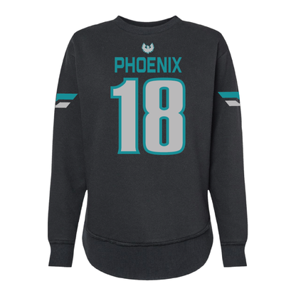 Varsity Fan Jersey Crewneck - Womens