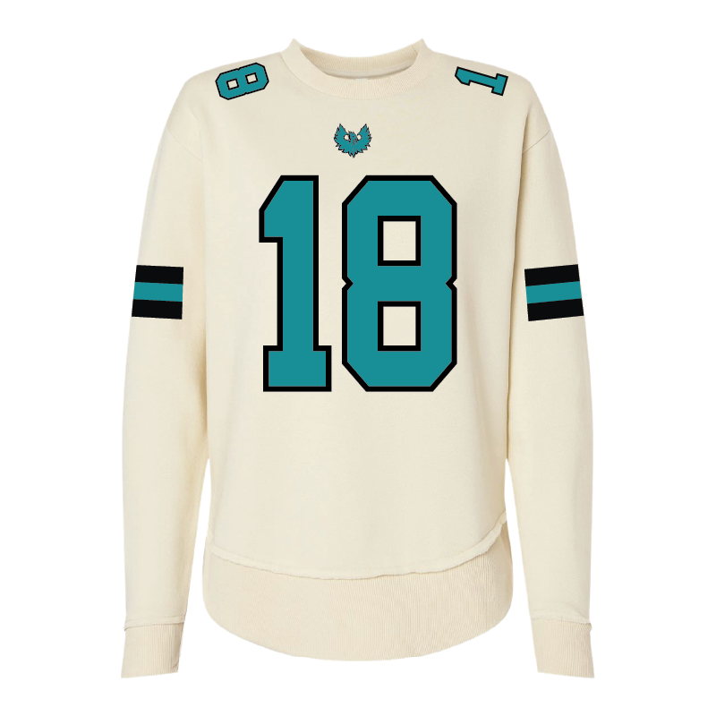 Varsity Fan Jersey Crewneck - Womens