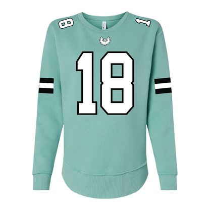 Varsity Fan Jersey Crewneck - Womens
