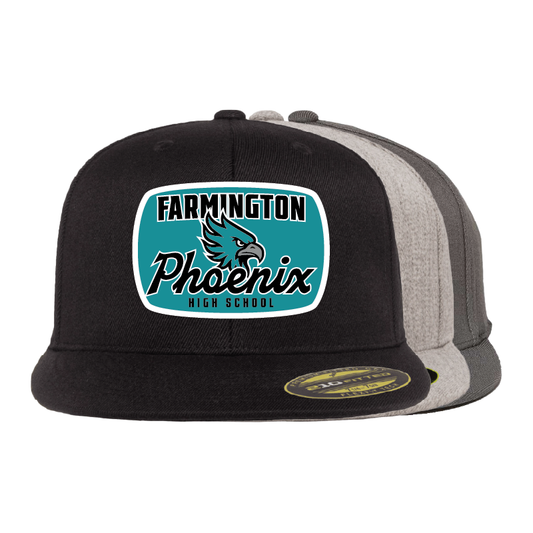 Vintage Farmington Phoenix Football Patch - Flat Bill Flexfit