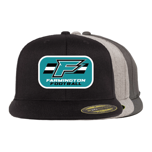 F Logo w/Stripe Patch - Flat Bill Flexfit