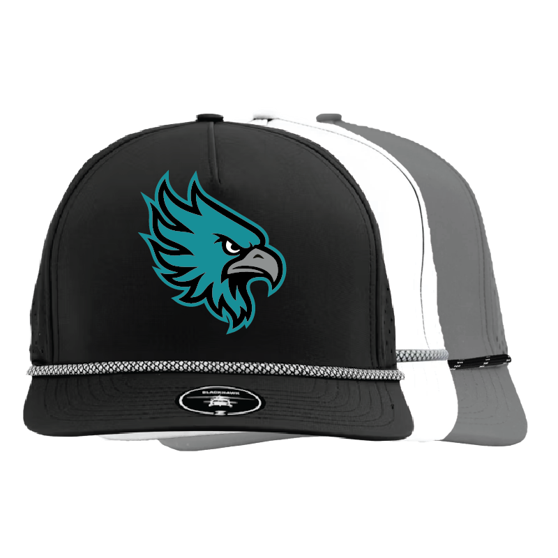 Vintage Phoenix Head - 5 Panel Perforated Snapback w/ Rope