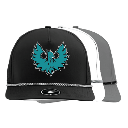 Phoenix Logo - 5 Panel Perforated Snapback w/ Rope