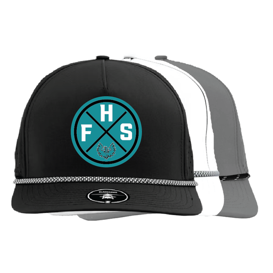 FHS Circle Patch - 5 Panel Perforated Snapback w/ Rope