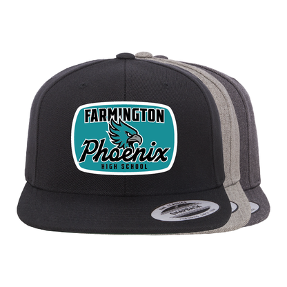Vintage Farmington Phoenix Football Patch - Flat Bill Snapback