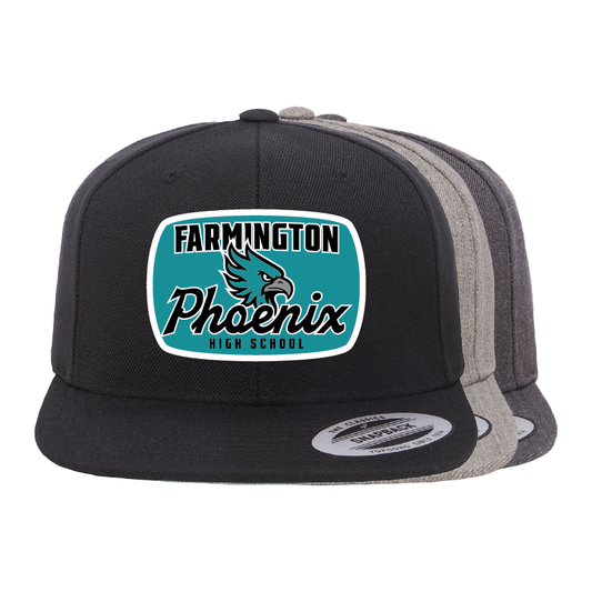 Vintage Farmington Phoenix Football Patch - Flat Bill Snapback