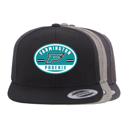 Farmington Phoenix Oval Patch - Flat Bill Snapback