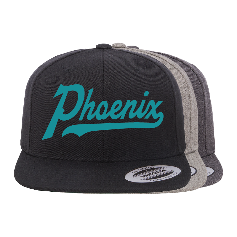 Phoenix Script - Flat Bill Snapback
