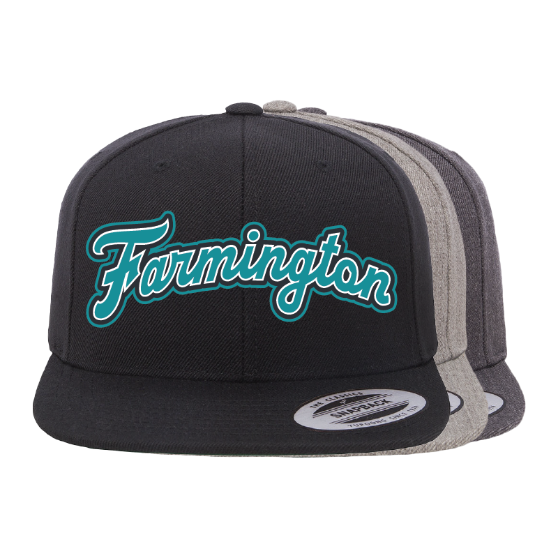 Farmington Script - Flat Bill Snapback