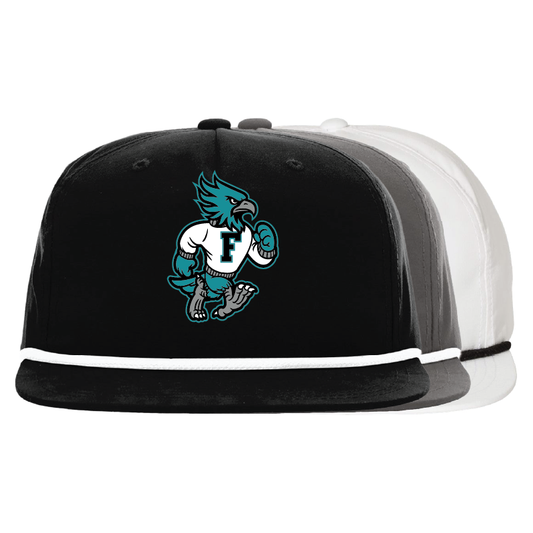 Vintage Phoenix -  5 Panel High Profile Relaxed Cotton Blend Rope Hat