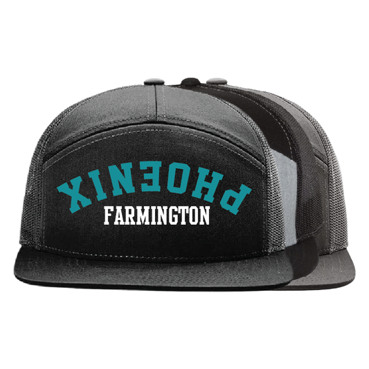 Upside Down Phoenix - 7 Panel Trucker
