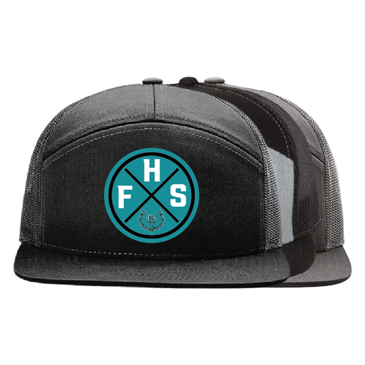FHS Circle Patch - 7 Panel Trucker