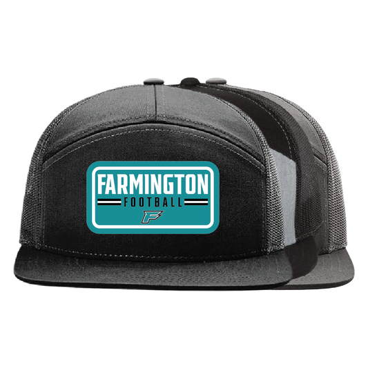 Farmington Football Patch - 7 Panel Trucker