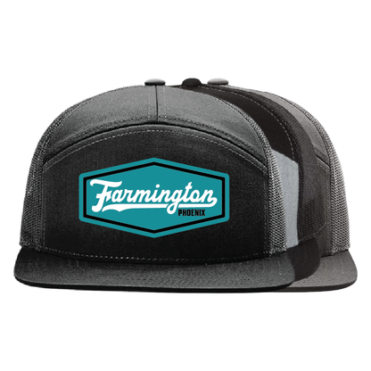 Farmington Script Patch - 7 Panel Trucker