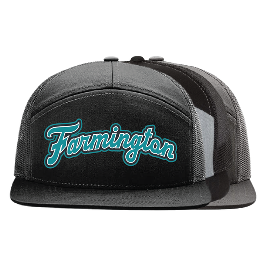 Farmington Script - 7 Panel Trucker