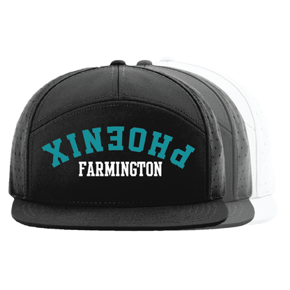 Upside Down Phoenix - 7 Panel Perforated Snapback