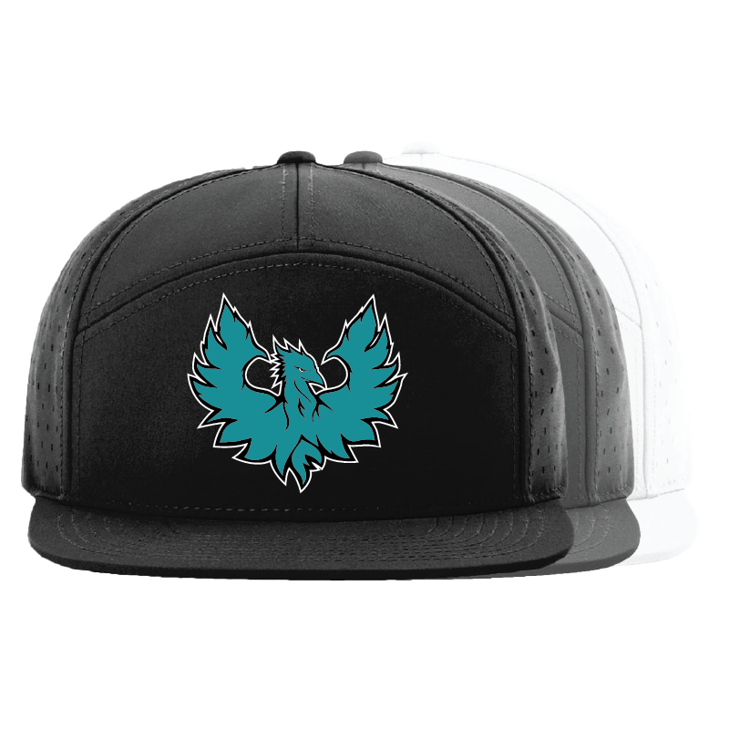 Phoenix Logo - 7 Panel Perforated Snapback