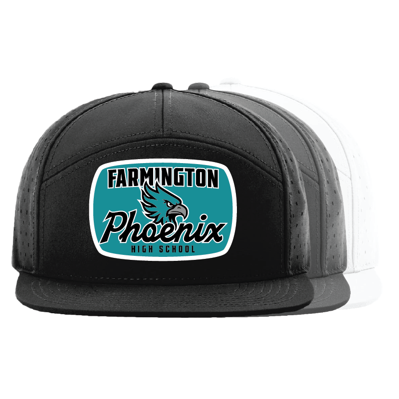 Vintage Farmington Phoenix Football Patch - 7 Panel Perforated Snapback