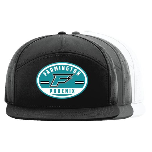 Farmington Phoenix Oval Patch - 7 Panel Perforated Snapback