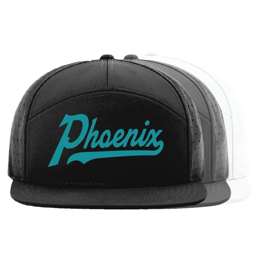 Phoenix Script - 7 Panel Perforated Snapback