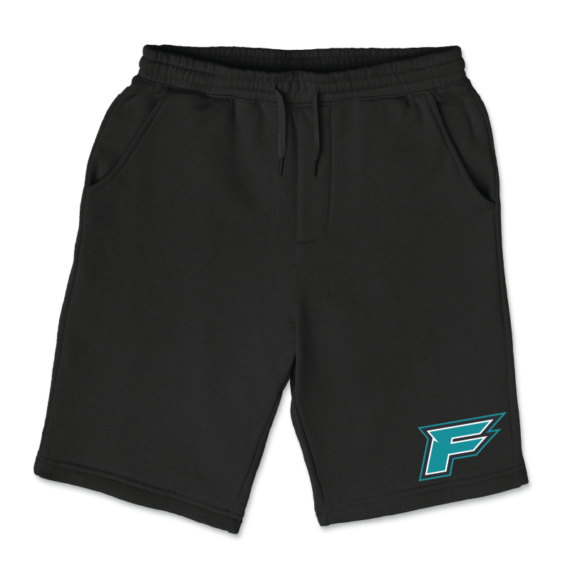 Youth Black Midweight Fleece Shorts