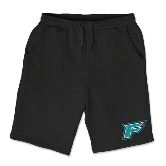 Youth Black Midweight Fleece Shorts