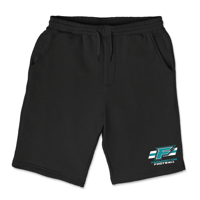 Youth Black Midweight Fleece Shorts
