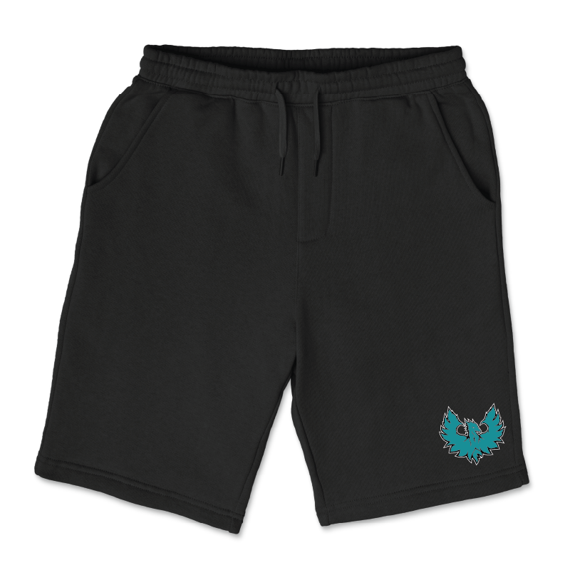 Youth Black Midweight Fleece Shorts